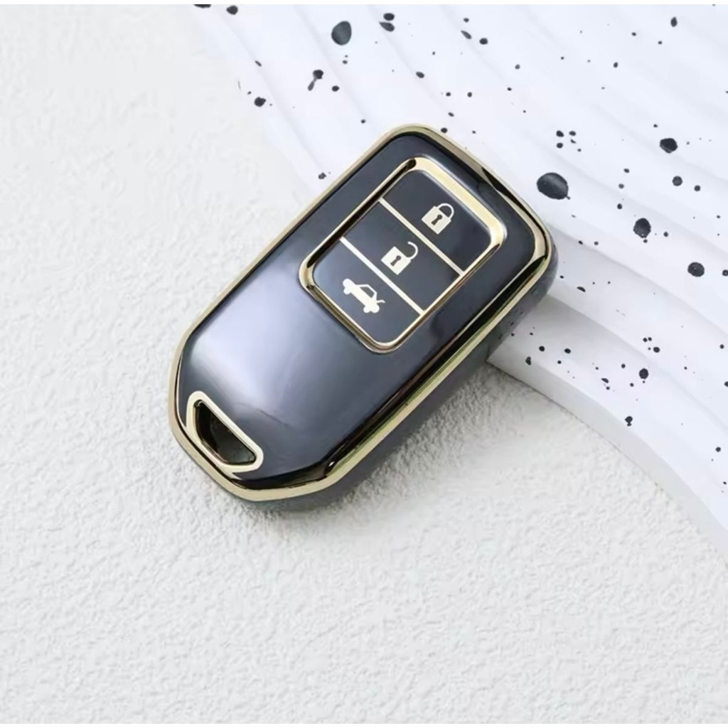 Honda Civic Fc5 Exclusive Anahtarsız Çalıştırma Siyah-Gold Anahtar Kılıfı - Şeffaf Diğer Fiyatı