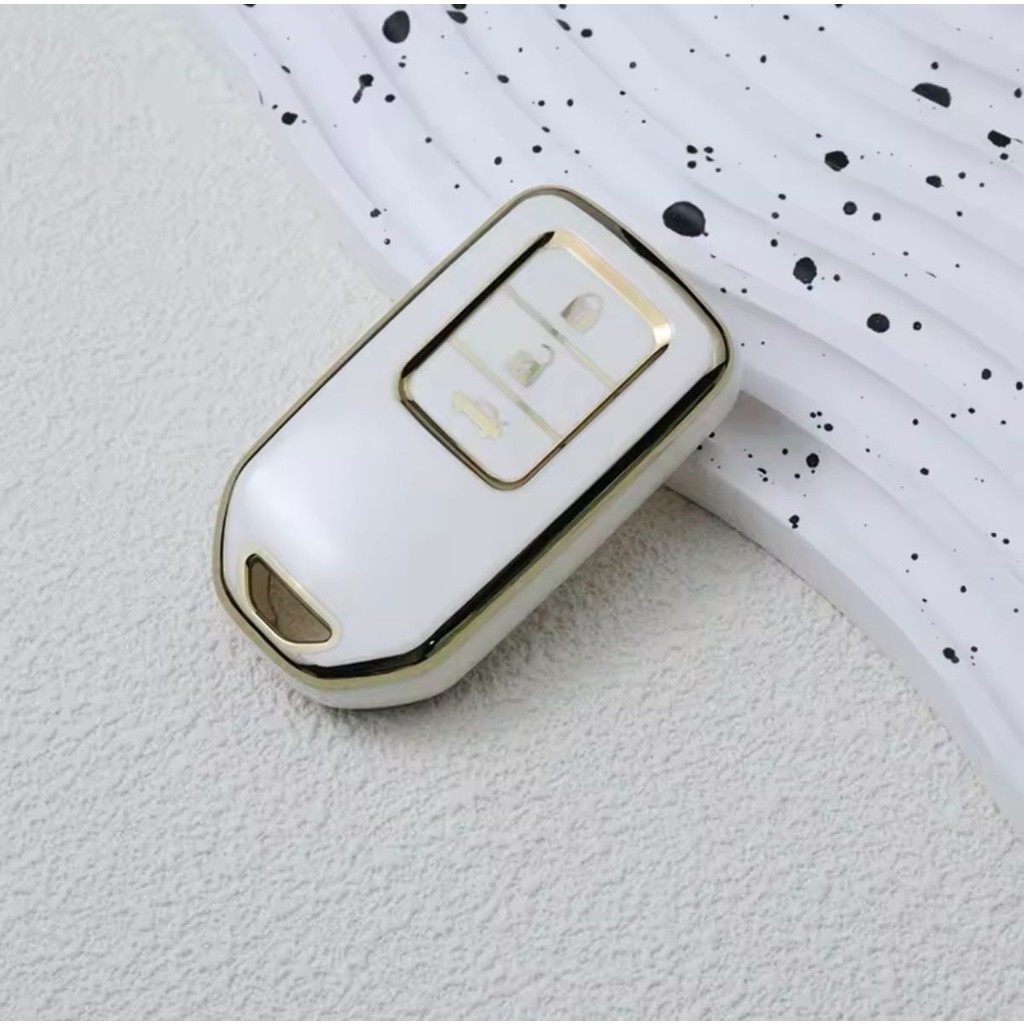 Honda Civic Fc5 Fk7 Hrv Crv City Keyless Beyaz-Gold Anahtar Kılıfı - Şeffaf Diğer Fiyatı