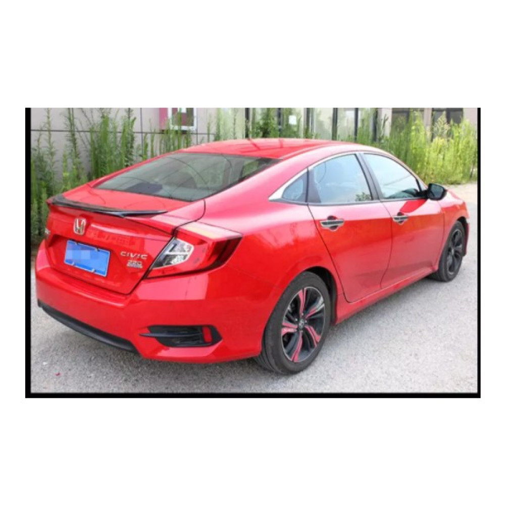 Honda civic fc5 uyumlu bagaj üstü spoiler anatomik hybrid siyah 2016+ Oto Boyaları Fiyatı