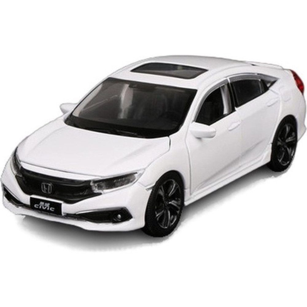 Honda Civic Model Oyuncak Araba - Beyaz (Yurt Dışından) Oyuncak Araç Fiyatı