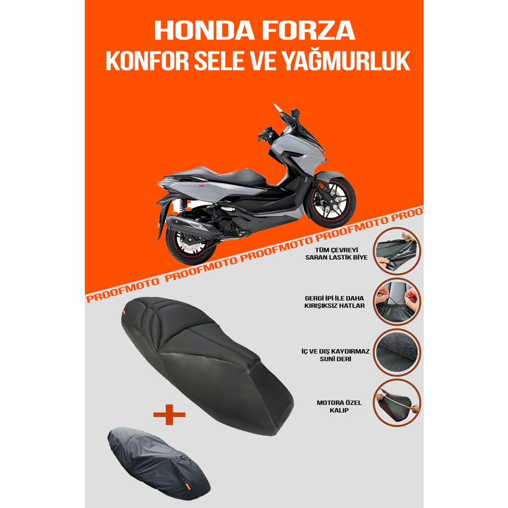 Honda Forza 250 Konfor Sele ve Yağmurluk Kılıf Diğer Fiyatı