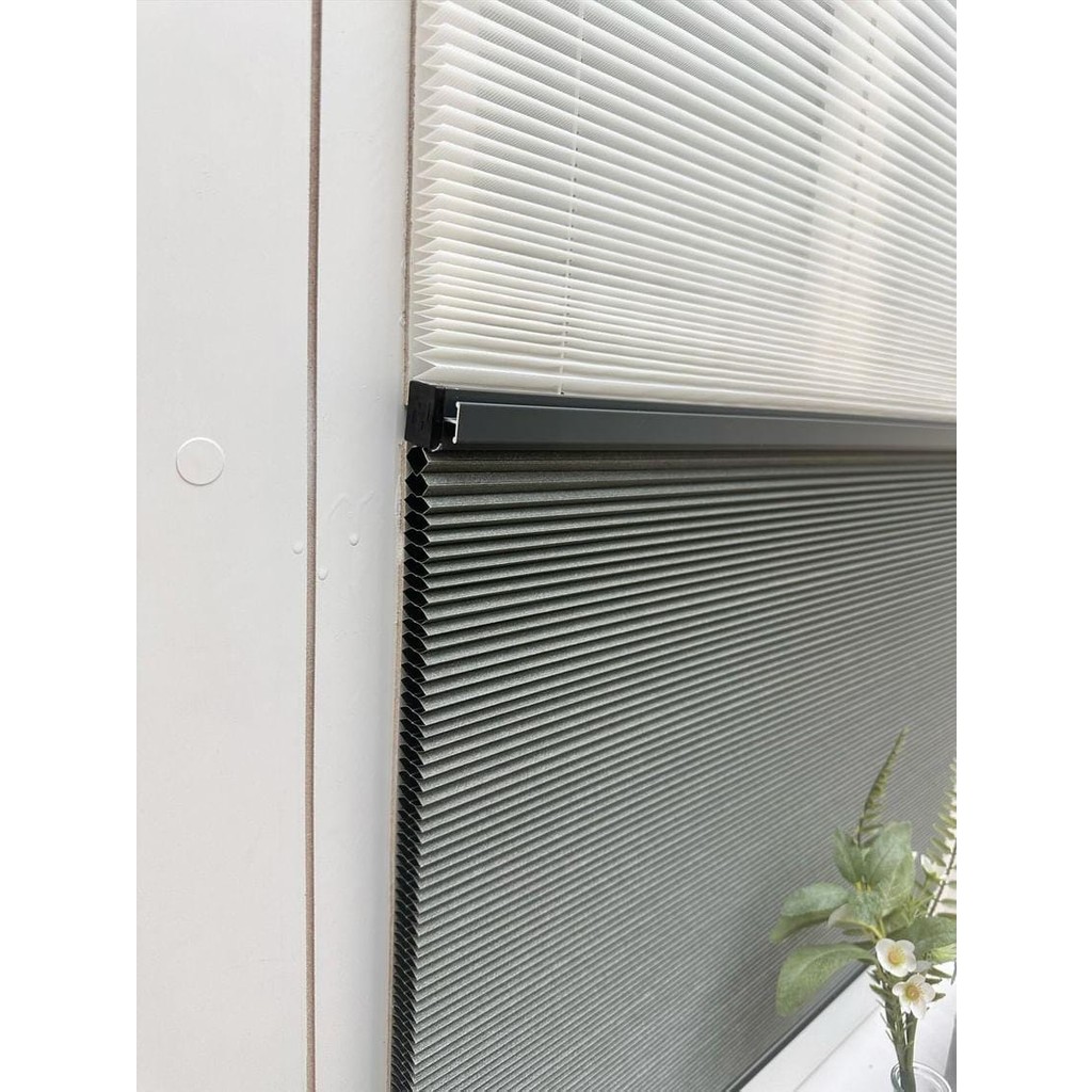 Honeycomb (Bal Peteği) Çiftli Sistem Gece-Gündüz %100 Karartma ve Isı Yalıtımlı Plise Perde - Çok Renkli - 80 x 220 Perde Fiyatı