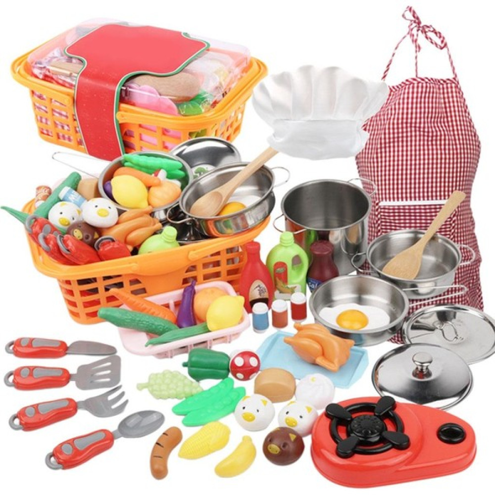 Honeyge Çocuklar Mutfak Playset Çocuklar Oyna Pretend Rol Mutfak Okul Öncesi Öğrenme Oyuncak (Yurt Dışından) - Mavi Eğitici Oyuncak Fiyatı