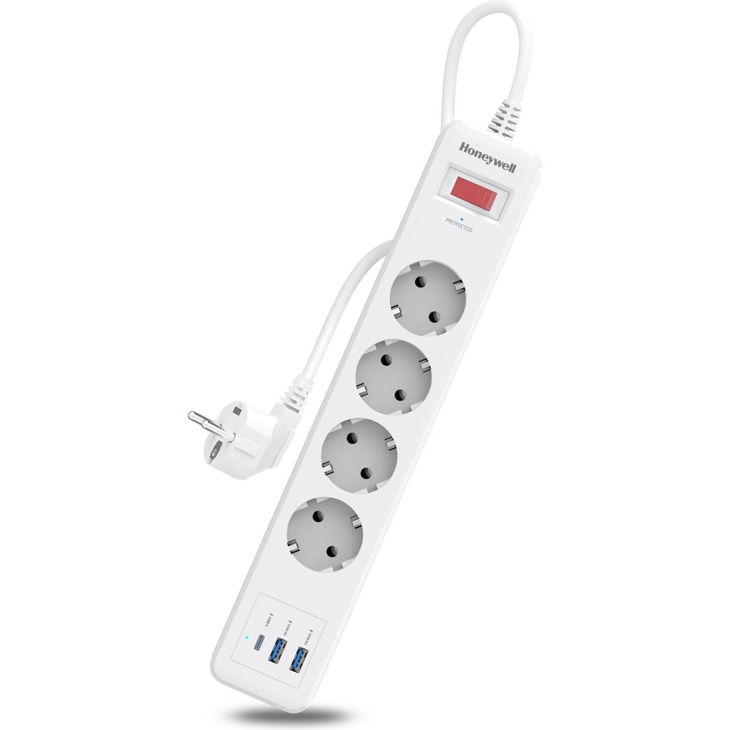 Honeywell Akım Korumalı Priz 4lü 1xtype-C 2xusb-A HC000042 Bilgisayar Çevirici ve Adaptörü Fiyatı