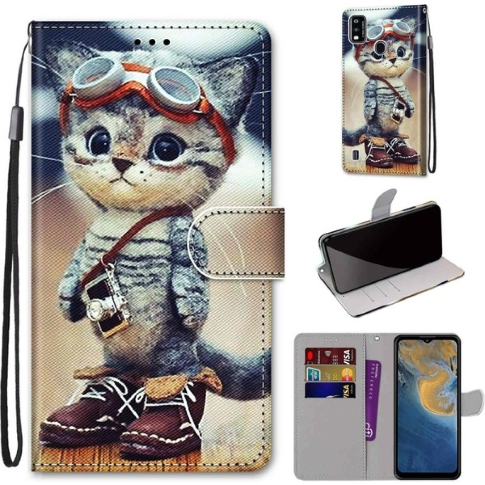 Hongshou Zte Blade A51 Için Pu Kılıf Renkli (Yurt Dışından) - Çok Renkli Cep Telefonu Kılıfı Fiyatı