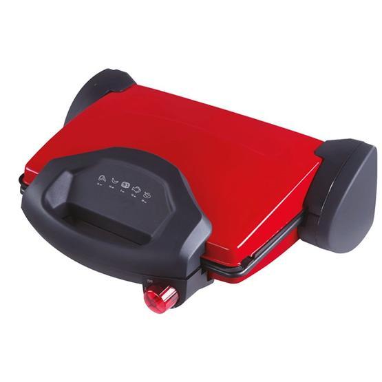 Hook HK-1002 2000 W 6 Adet Pişirme Kapasiteli Teflon Çıkarılabilir Plakalı Izgara ve Tost Makinesi Kırmızı Tost Makineleri Fiyatı