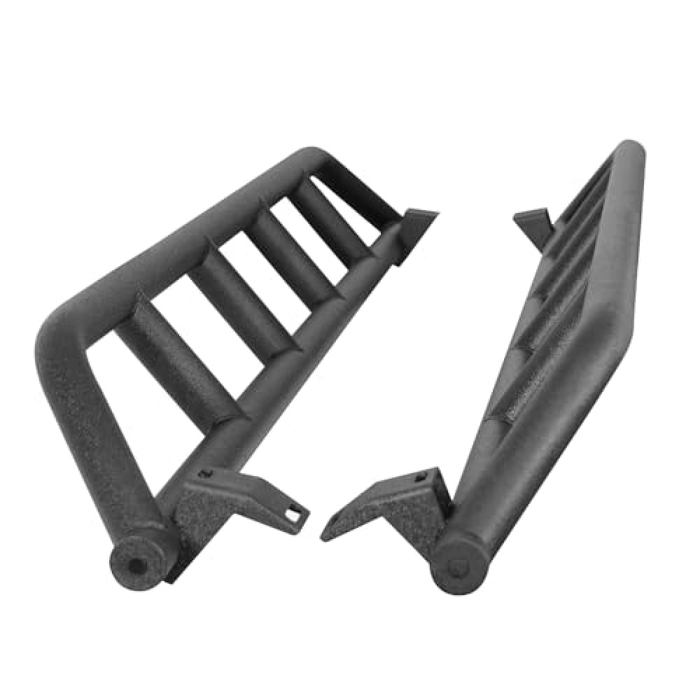 Hooke Road Rock Sliders Rocker Guard Nerf Bar for 2005-2023 Toyota Tacoma Double Cab (Exclude TRD Off-Road, TRD Sport), Tube Side Door Armor Rails