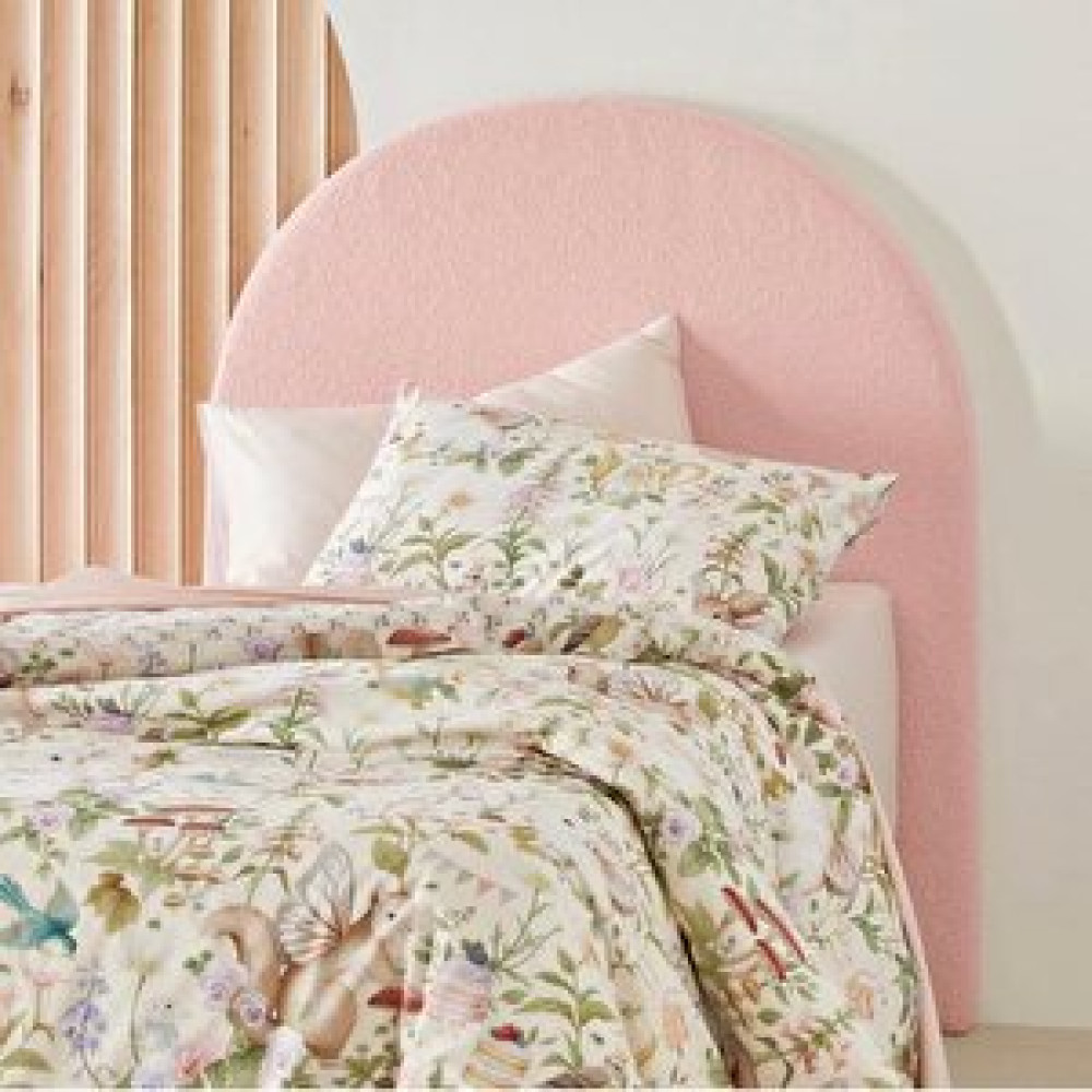 Hoom Concept Li̇nda Teddy Çocuk Odasi Yatak Başliği Pembe Açık Pembe Bebek Karyolası Fiyatı