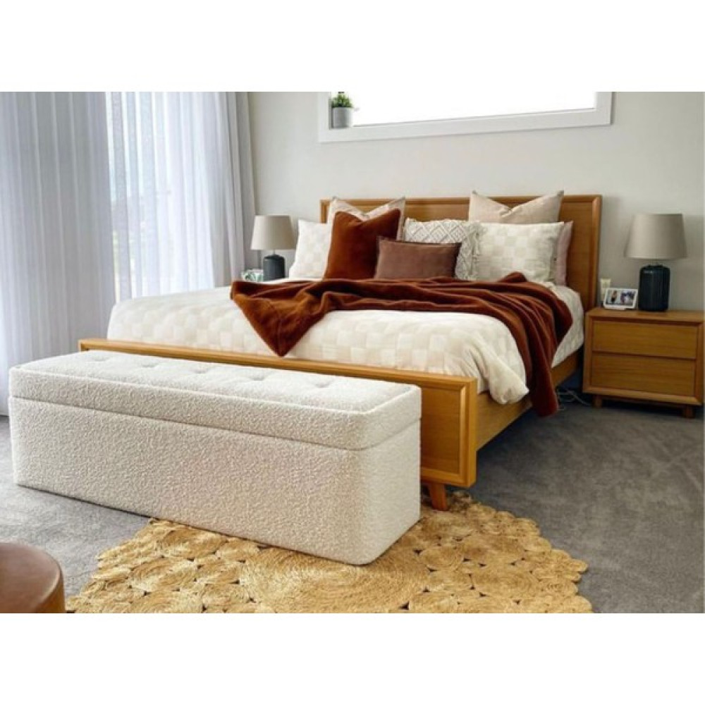 Hoom Concept Lotus Sandıklı Bench - Beyaz Puf Fiyatı