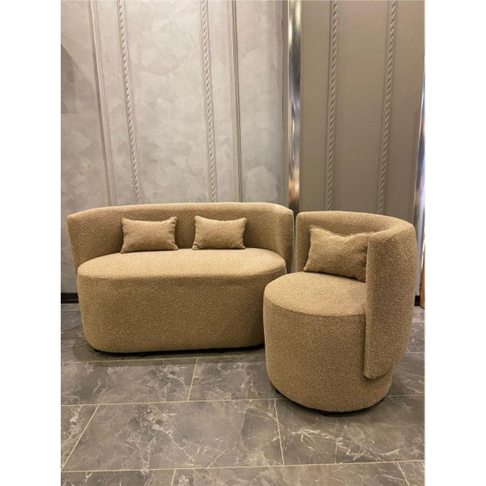 Hoom Concept Relax Teddy 2'li Koltuk Takımı + Berjer Seti - Kahverengi Koltuk Takımı / Seti Fiyatı