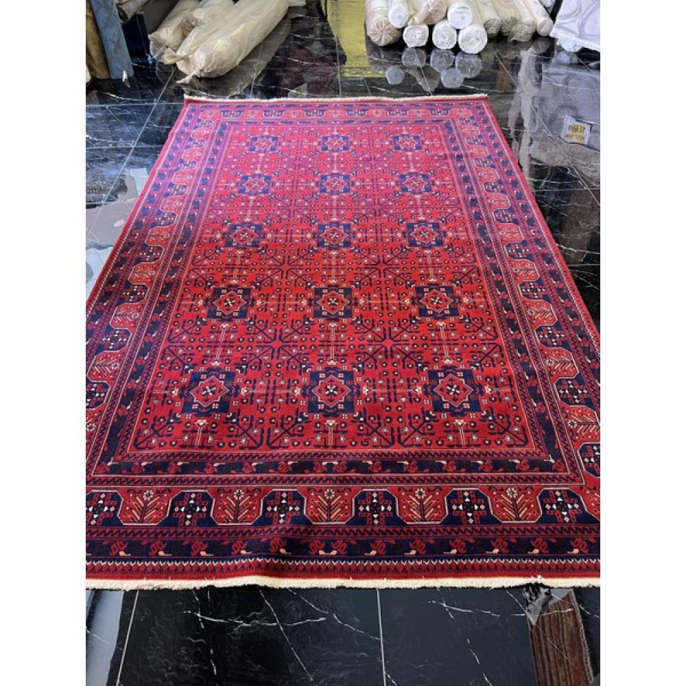 Hoom Rugs Afgan 01 Klasik Salon Halısı - Kırmızı - 200 x 290 cm Salon Halısı Fiyatı