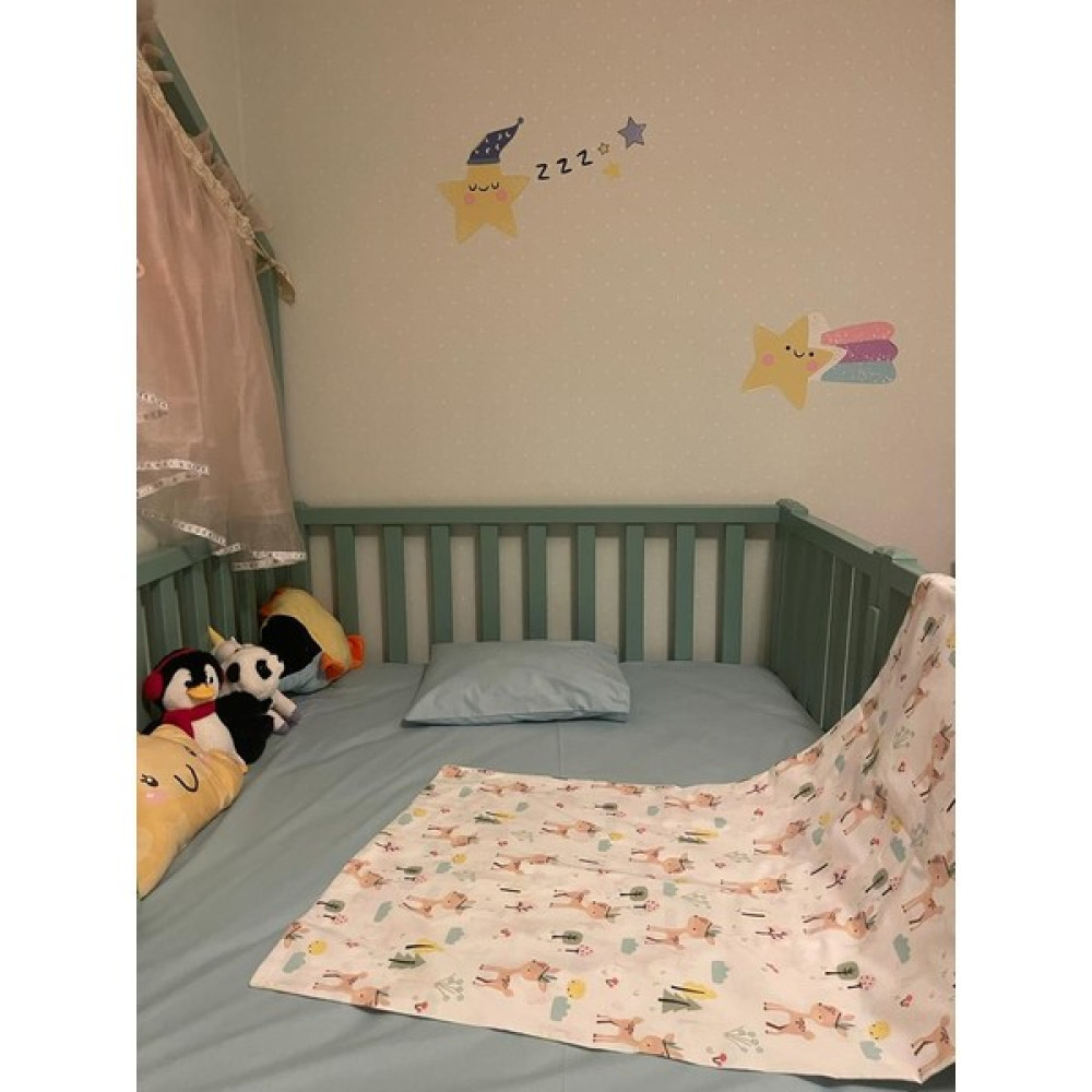 Hooola Baby Bambino Bebek Nevresim Takımı - 100 x 150 cm - Beyaz - Turuncu - Papatya Bebek Nevresim Takımı Fiyatı