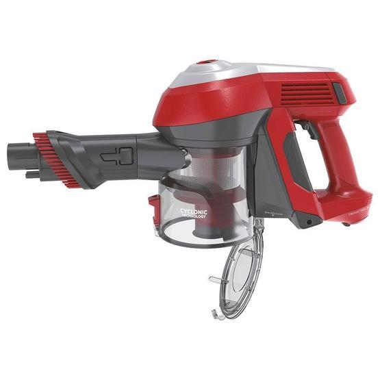 Hoover HFREE100 Single Cyclone 22 V Kuru Dikey Şarjlı Süpürge Kırmızı-Gümüş