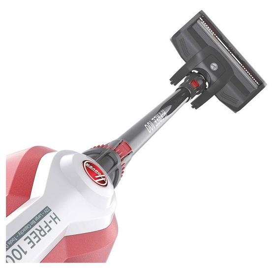 Hoover HFREE100 Single Cyclone 22 V Kuru Dikey Şarjlı Süpürge Kırmızı-Gümüş