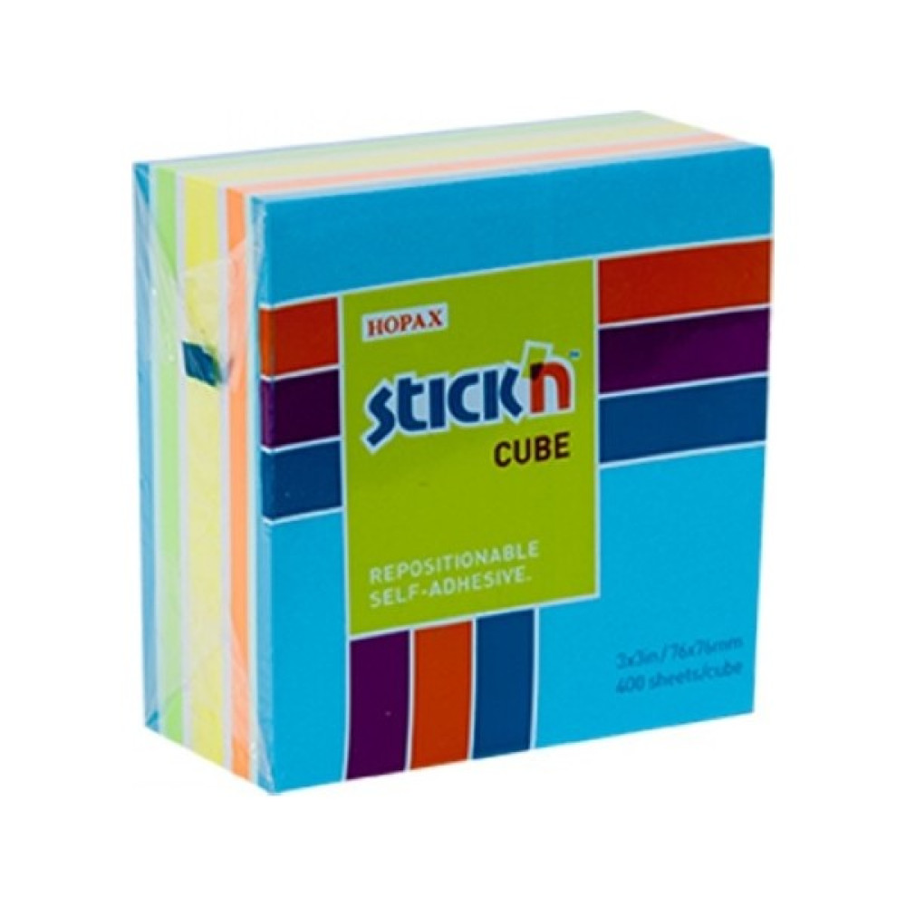 Hopax Stickn Yapışkanlı Not Kağıdı 76X76 Mm Küp 5 Renk 400 Yaprak 4-2153800-5001 Not Defteri & Bloknot Fiyatı