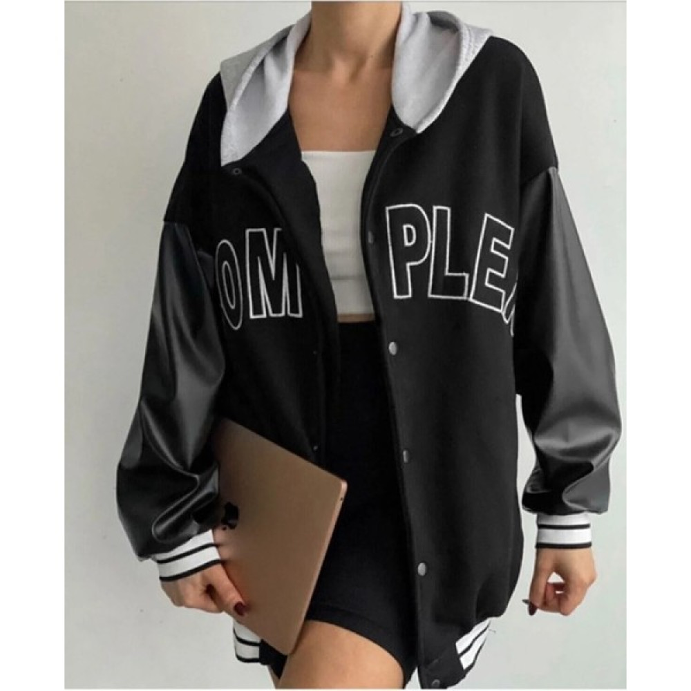 Hoplever Unisex Complex Oversize Kolej Ceket Bayan Ceket Fiyatı