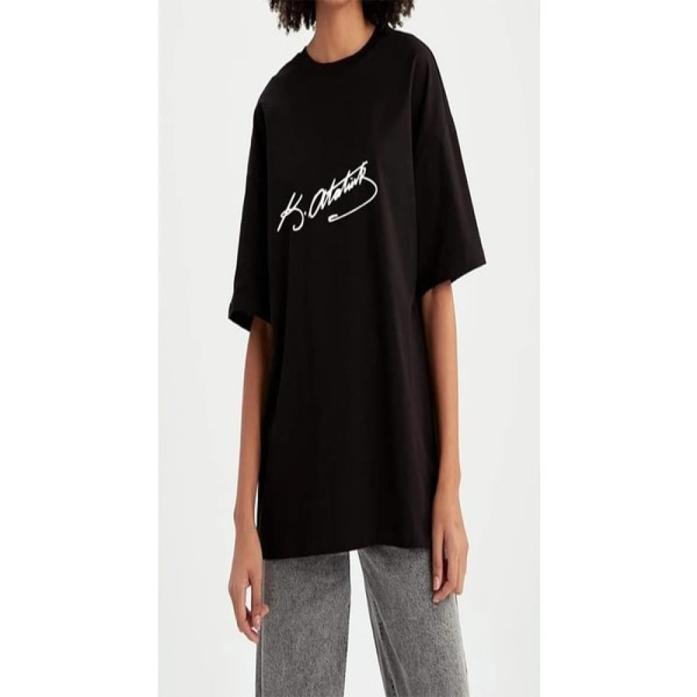 hoppala butik Mustafa Kemal Atatürk Imza Baskılı Unısex T-Shırt Erkek T-shirt Fiyatı