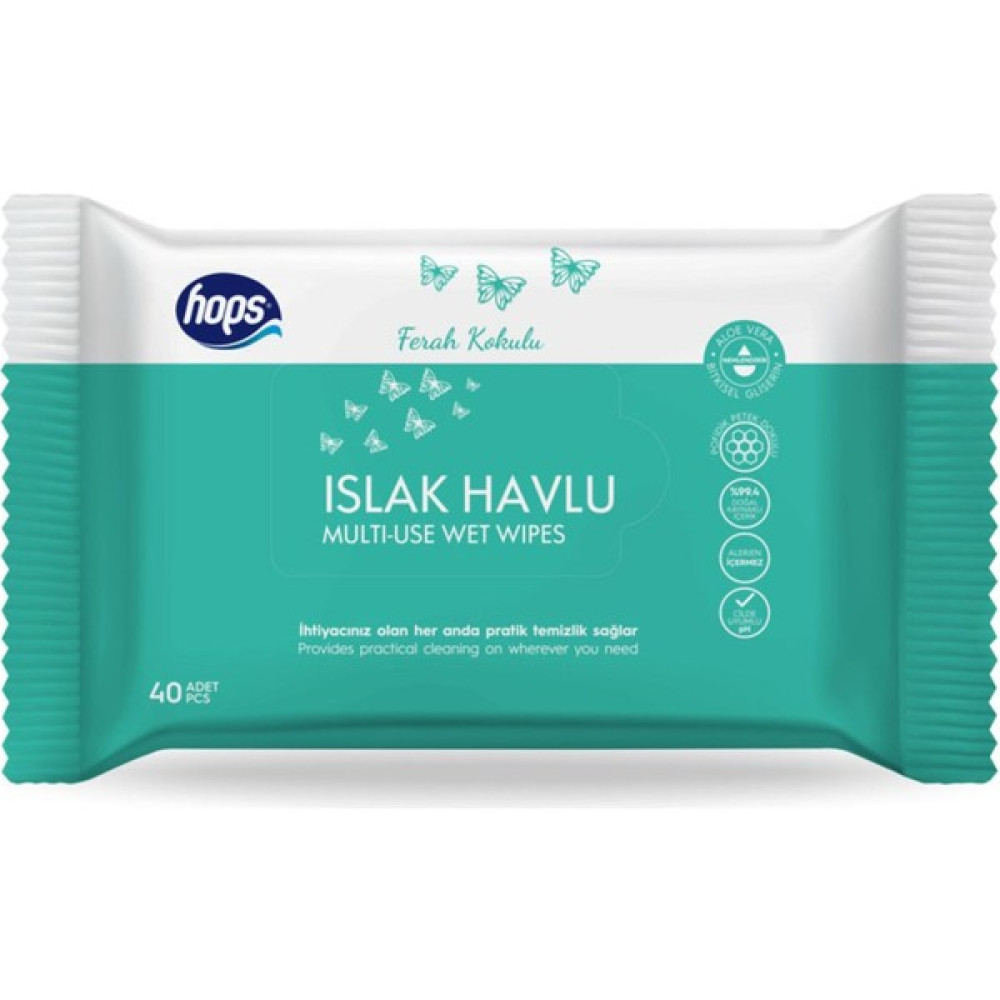 Hops Islak Havlu 40'lı Bebek Bakım Fiyatı