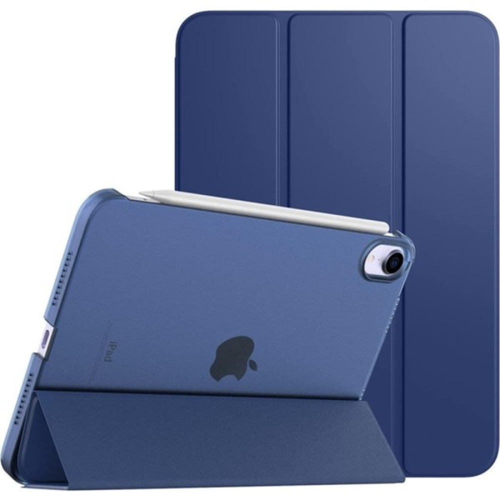 Hopy Kent Apple iPad Air 5.nesil 10.9" 2022 Kılıf Kapaklı Ince Tasarım Uyku Modlu Smart - Lacivert Tablet Kılıfı Fiyatı