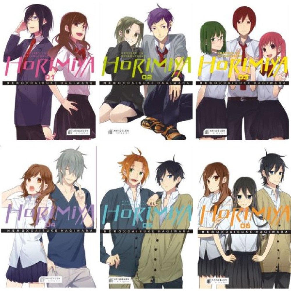 Horimiya 1-2-3-4-5-6. Ciltler Manga Seti Çizgi Roman Fiyatı