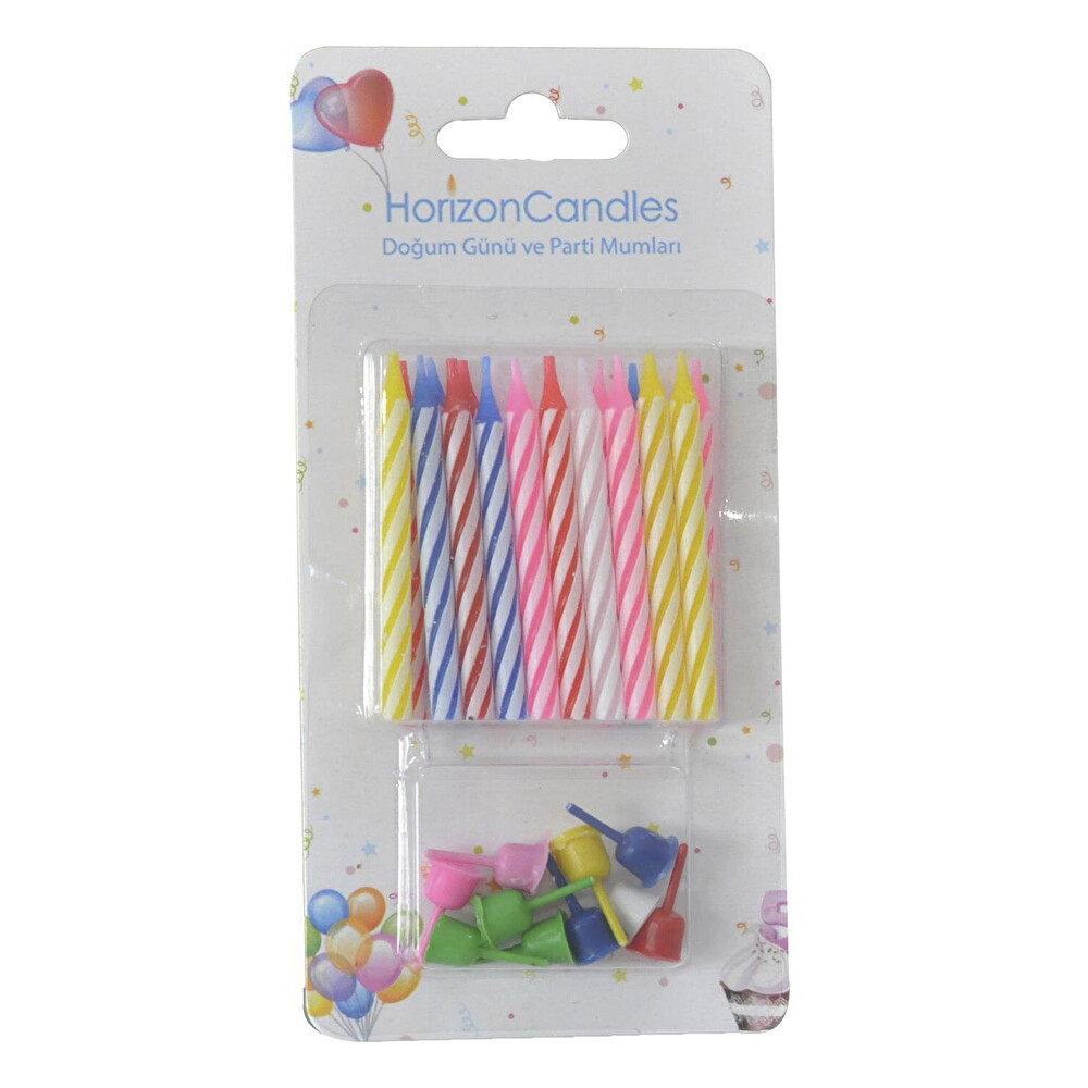 Horizon Parti Mum Burgulu 20'li 5,5 Cm Yaş Günü & Parti Fiyatı