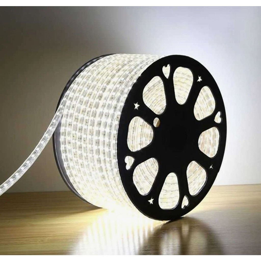 Hortum Esnek Serit LED Gün Isigi + 220V Fiş 1,2,3,4,5,10,15,20,25,50,100 Metre - 10 m - Beyaz Led Aydınlatmalar Fiyatı