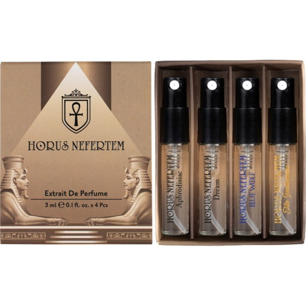 Horus Nefertem Aphrodisiaque, Dream, Blue Wolf, Elite Gentleman - 4'lü 3ml Klasik Serisi Keşif Seti -001 Erkek Parfümleri Fiyatı