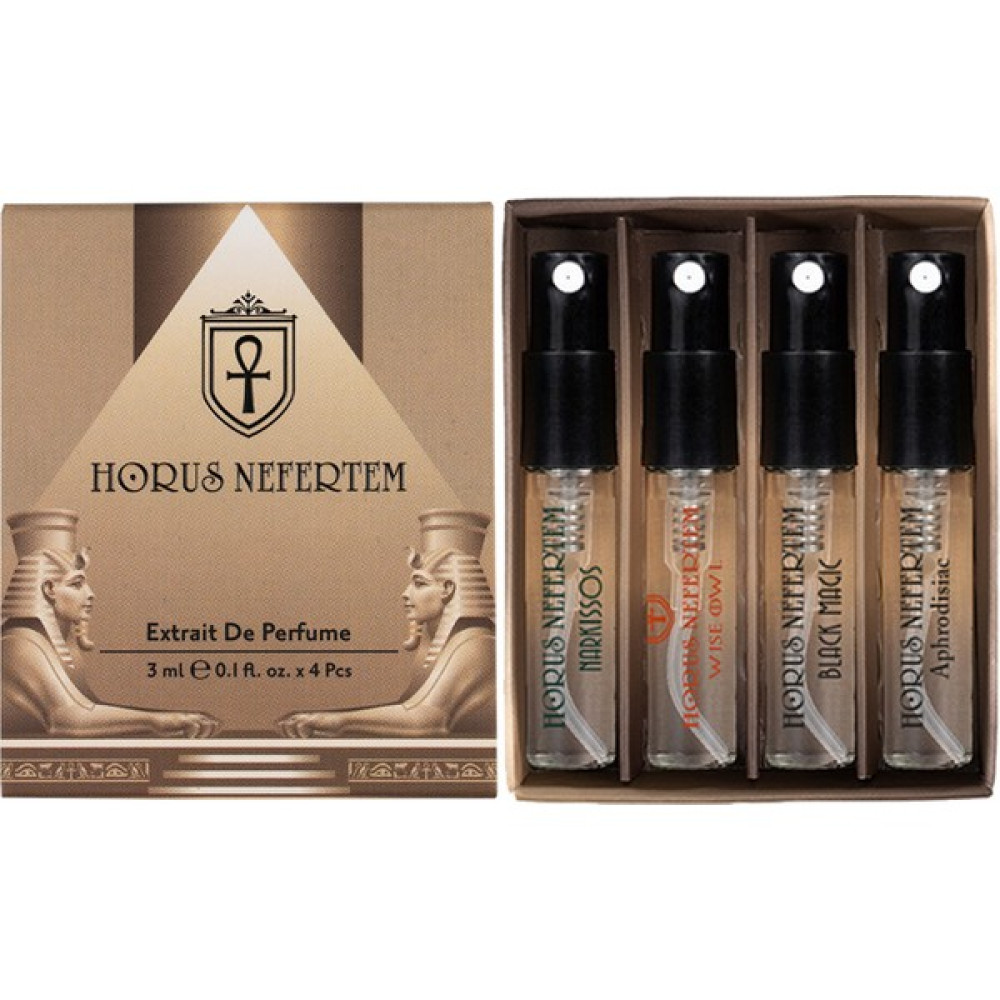 Horus Nefertem Narkissos, Wise Owl, Black Magic, Aphrodisiaque - 4'lü 3ml Karışık Keşif Seti -007 Erkek Parfümleri Fiyatı