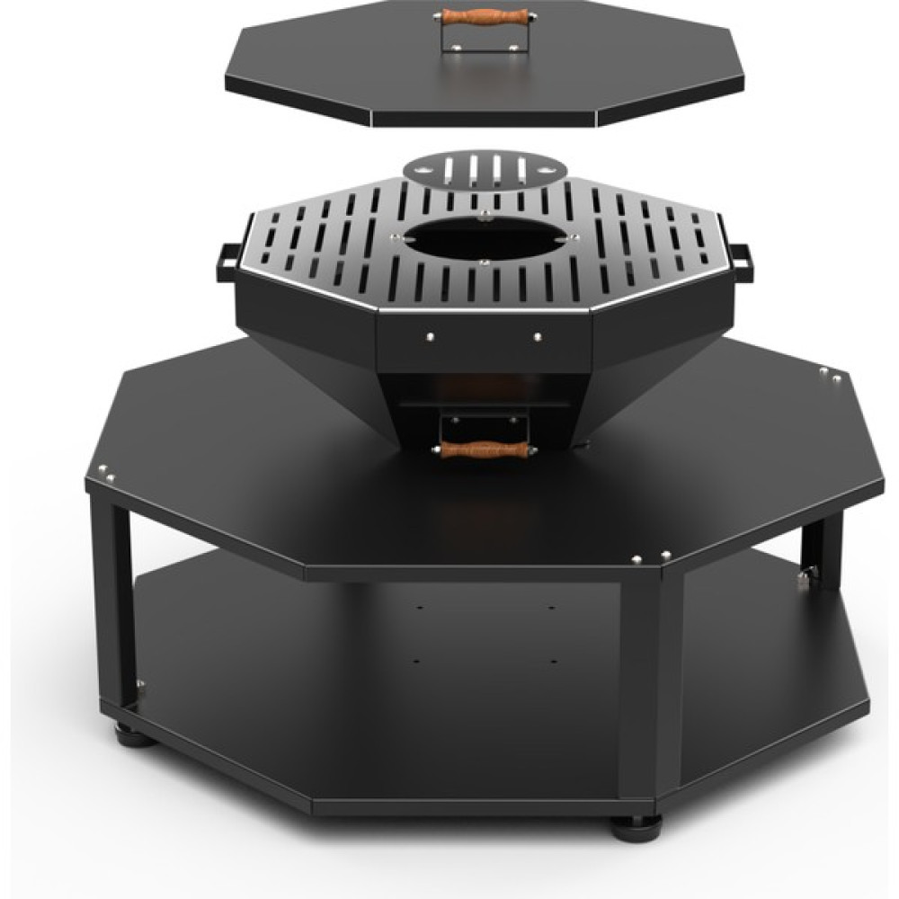 Hot Bbaq Hot Coating Mangal ve Ateş Çukuru - Siyah Bahçe Mangalı & Barbekü Fiyatı