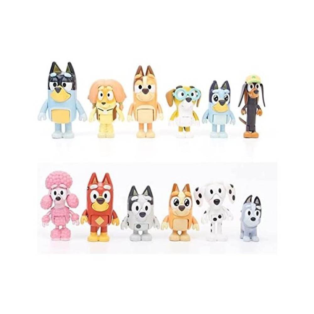 Hot Shopping 12'li Bluey Friends Collie Oyuncak Seti (Yurt Dışından) Oyun Seti Fiyatı