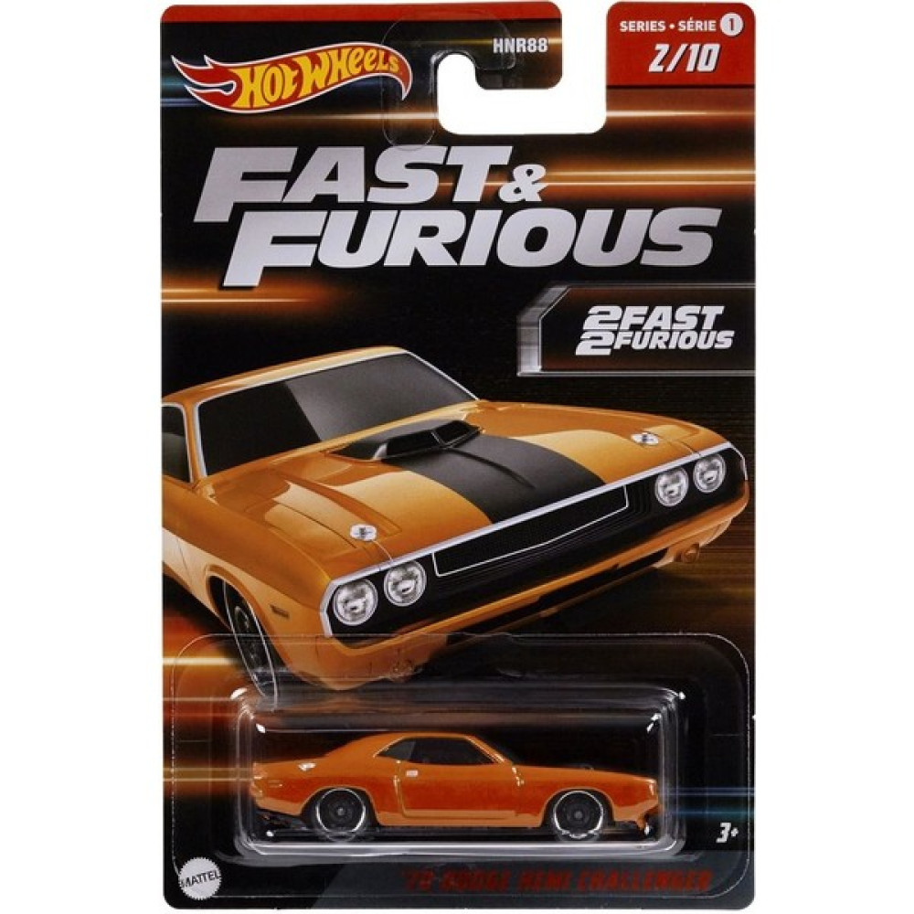 Hot Wheels Fast & Furious Arabalar '70 Dodge Hemi Challenger HNR92 - Renkli Oyuncak Araç Fiyatı