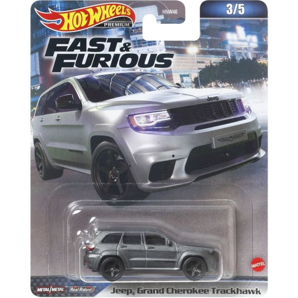 Hot Wheels Fast & Furious Premium Arabalar Jeep Grand Cherokee Trackhawk HNW48 - Renkli Oyuncak Araç Fiyatı