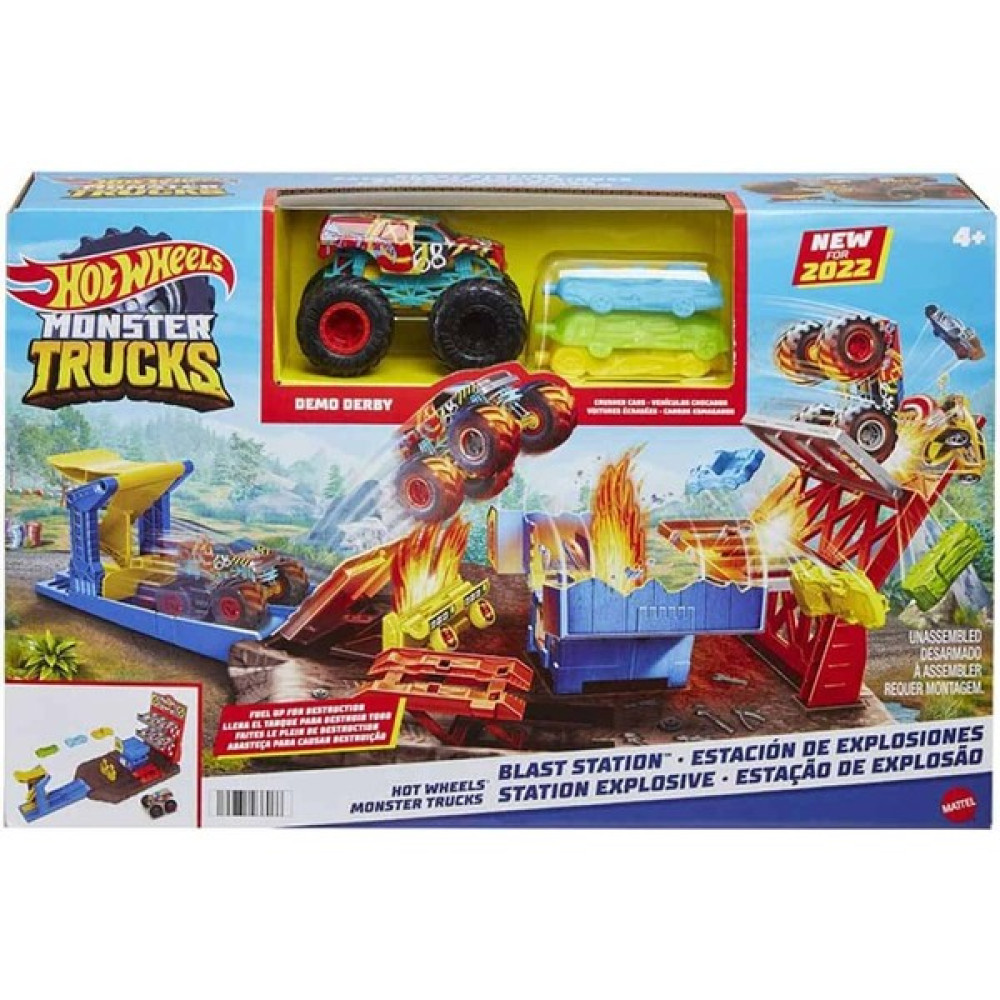 Hot Wheels Monster Trucks Patlama Istasyonu Oyun Seti Oto Boyaları Fiyatı