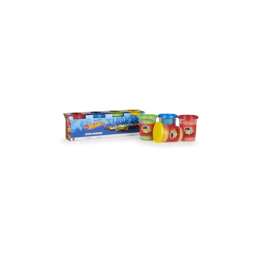 Hot Wheels Oyun Hamuru 4'lü Paket - (4 x 100 gr) GPN19 Oyuncak Fiyatı