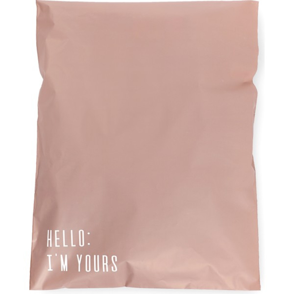 House Of Pack Renkli Kargo Poşeti - 22X31 cm - Rose - 100 Adet - ' Hello I'm Yours ' Baskılı Dosya Fiyatı