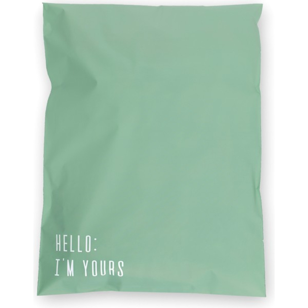 House Of Pack Renkli Kargo Poşeti - 22X31 cm - Yeşil - 100 Adet - ' Hello I'm Yours ' Baskılı Dosya Fiyatı