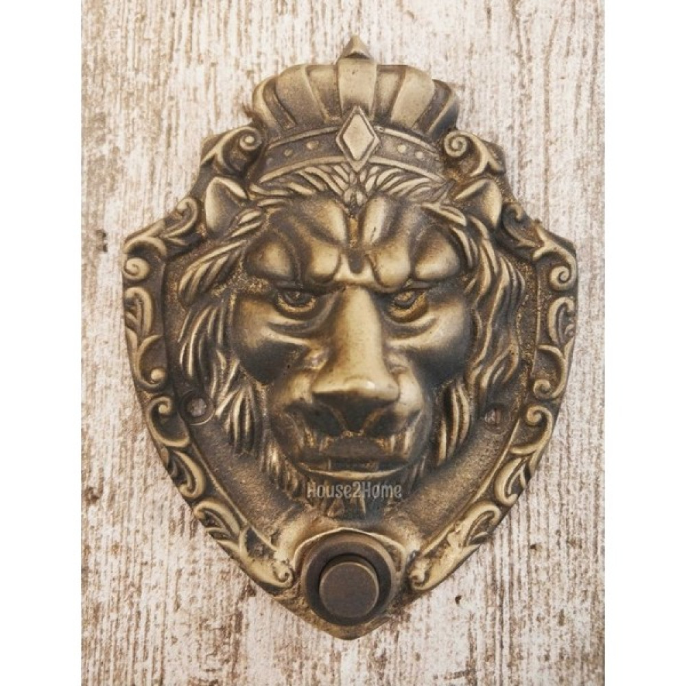 House2Home El Yapımı Pirinç Aslan Kapı Zili Antik Sarı Oto Boyaları Fiyatı