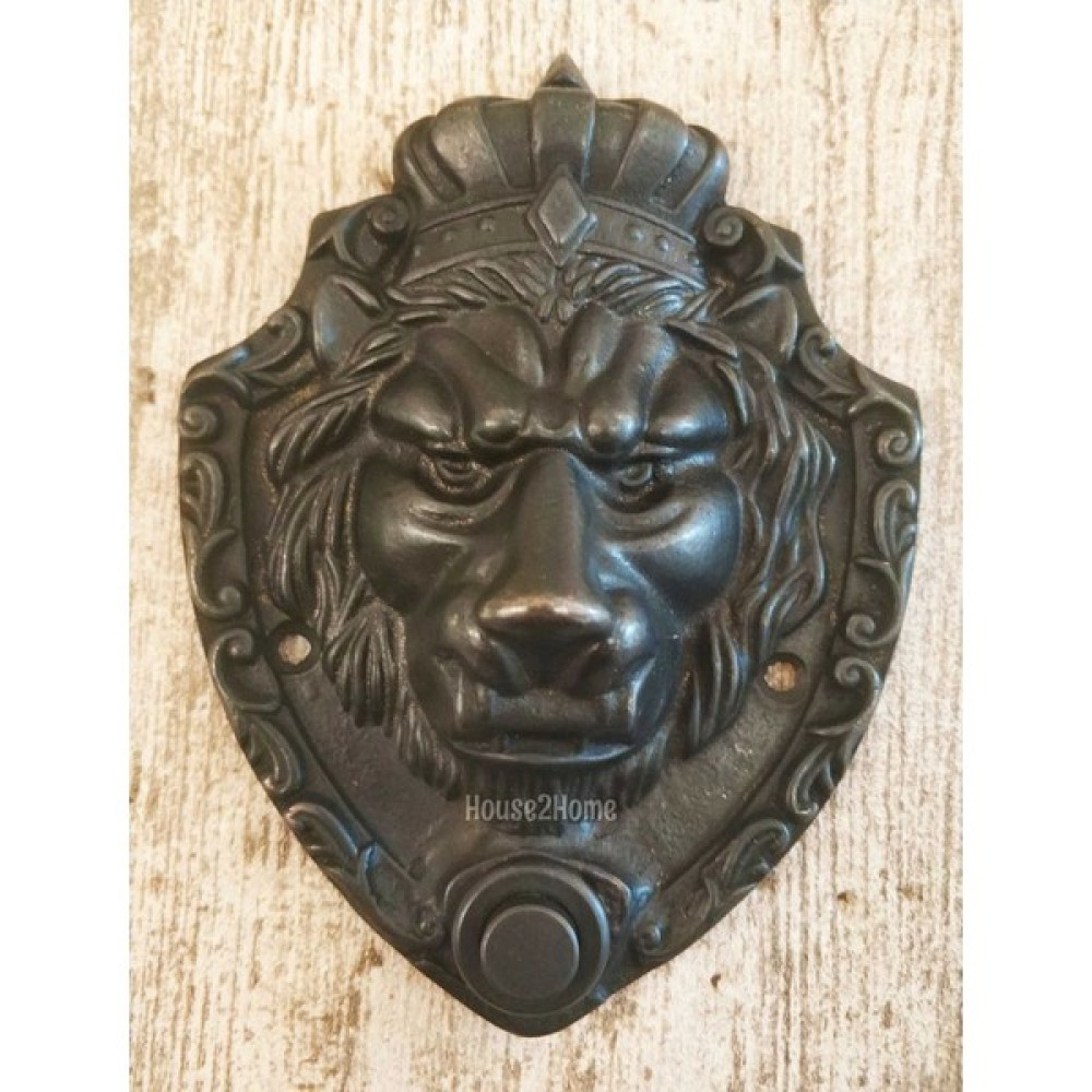 House2Home El Yapımı Pirinç Aslan Kapı Zili Oksit Nalburiye & Hırdavat Fiyatı