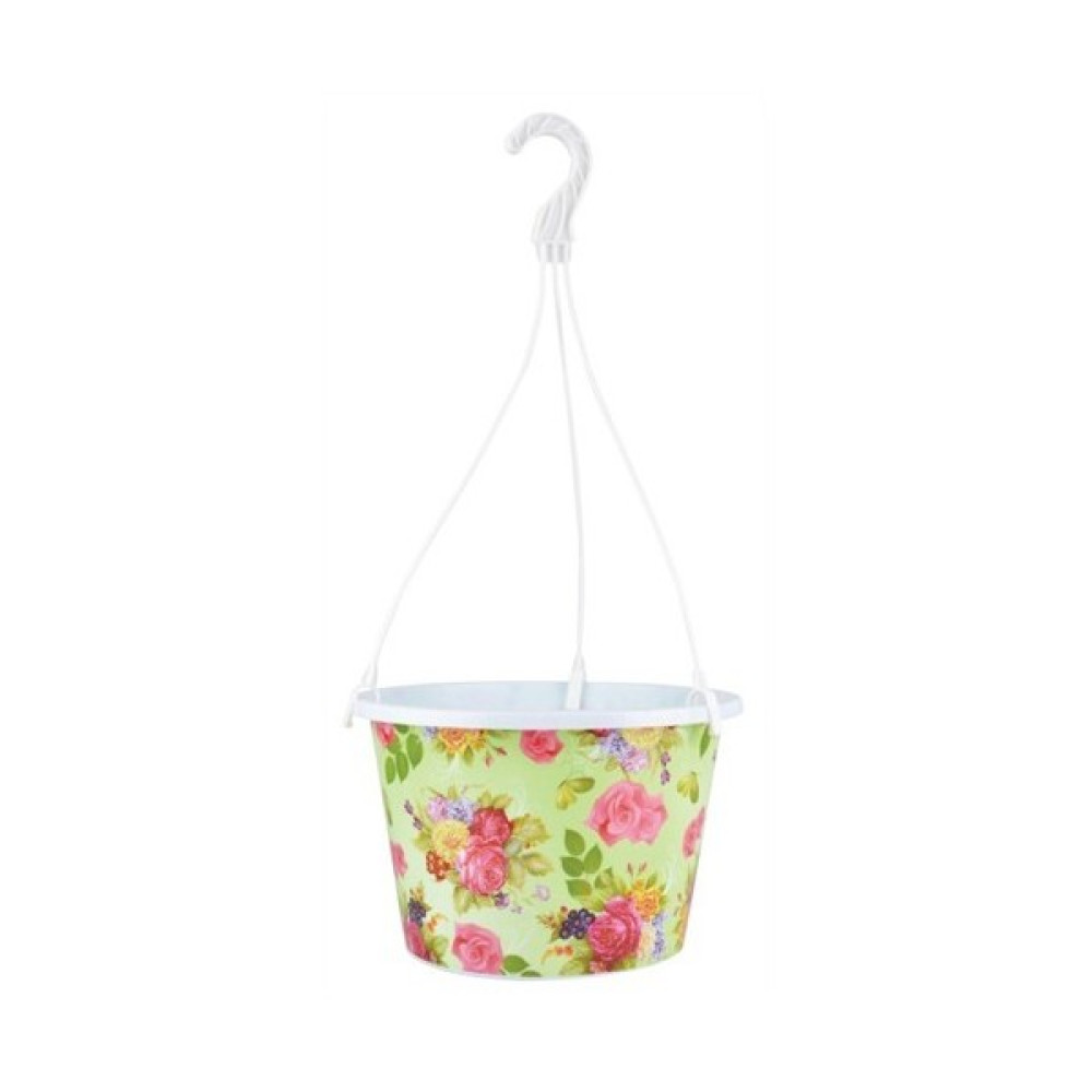 House2home Güllü Askılı Saksı - Yeşil Çap 26.9Cm Saksı ve Aksesuarları Fiyatı
