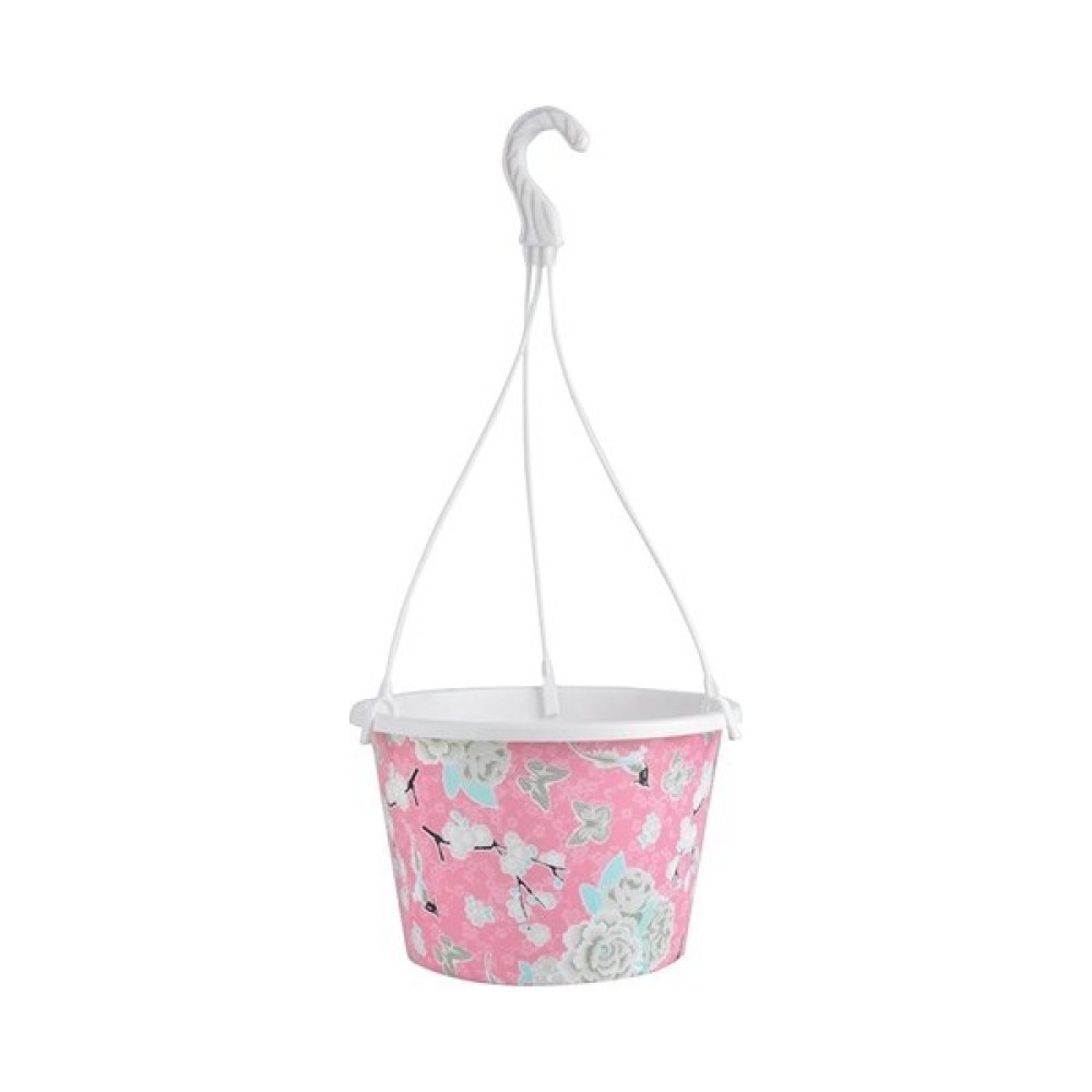 House2home House2home Güllü Askılı Saksı -Pembe Çap 26.9Cm Saksı ve Aksesuarları Fiyatı