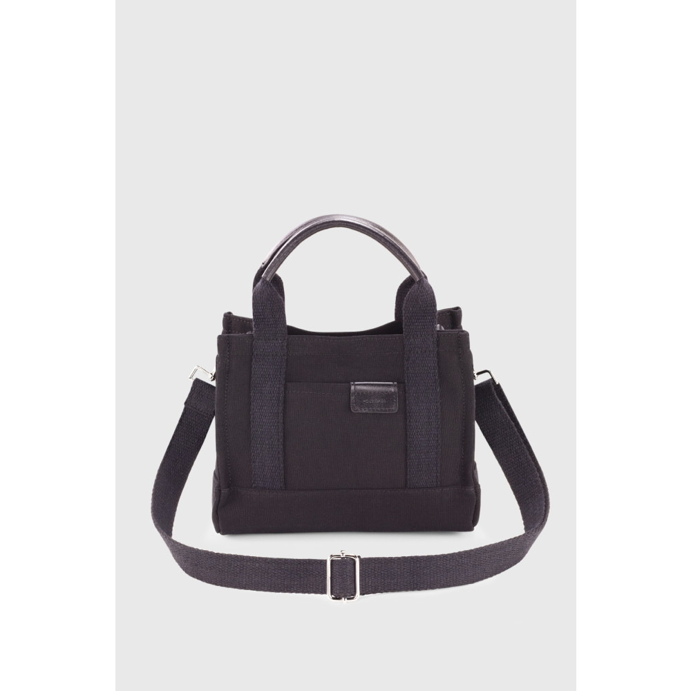 Housebags Kadın Siyah Kanvas Tote Bag Tek Beden Beden Unisex Çanta & Cüzdan ve Seyahat Çantaları Fiyatı