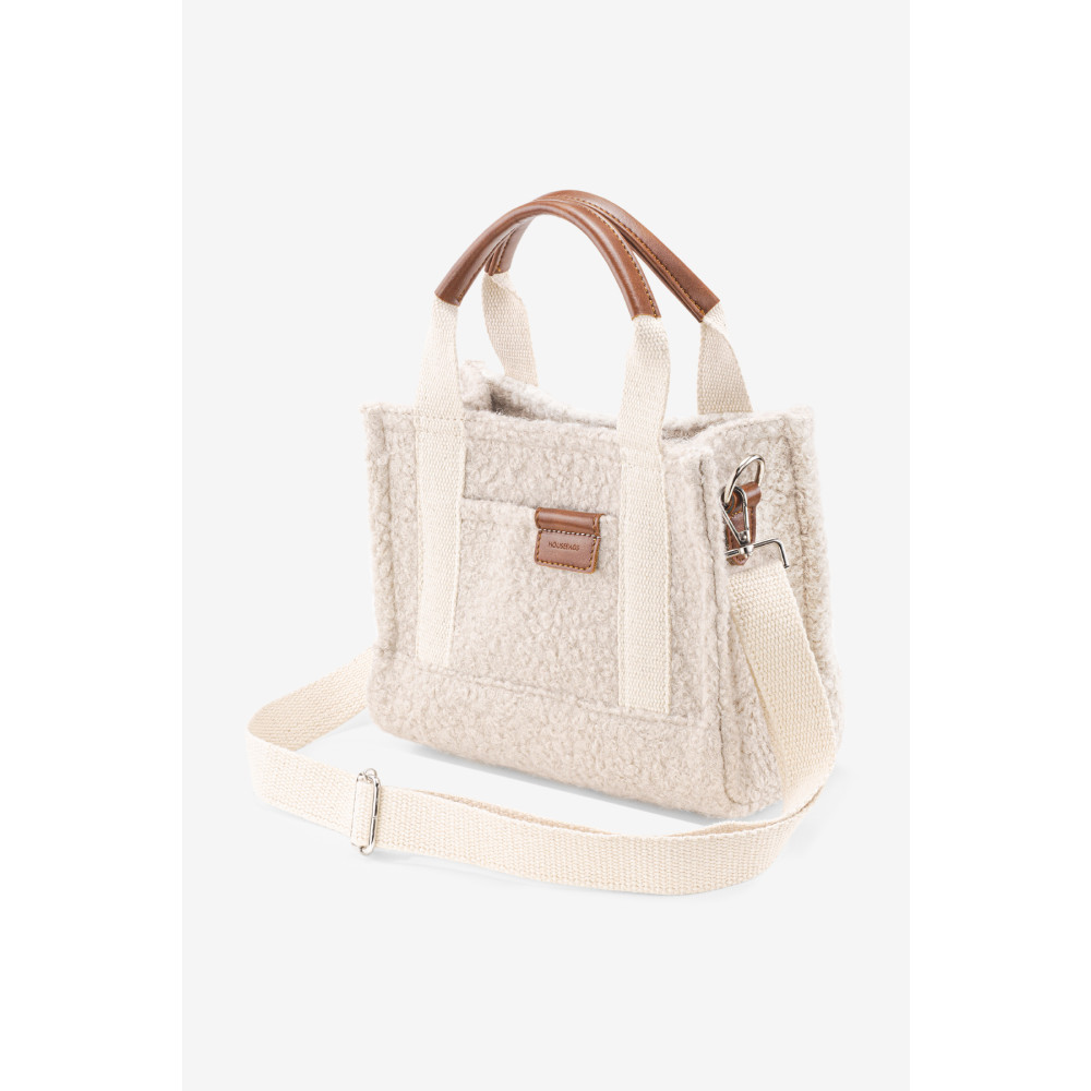 Housebags Kadın Suni Kürklü Krem Tote Bag Tek Beden Beden Unisex Çanta & Cüzdan ve Seyahat Çantaları Fiyatı