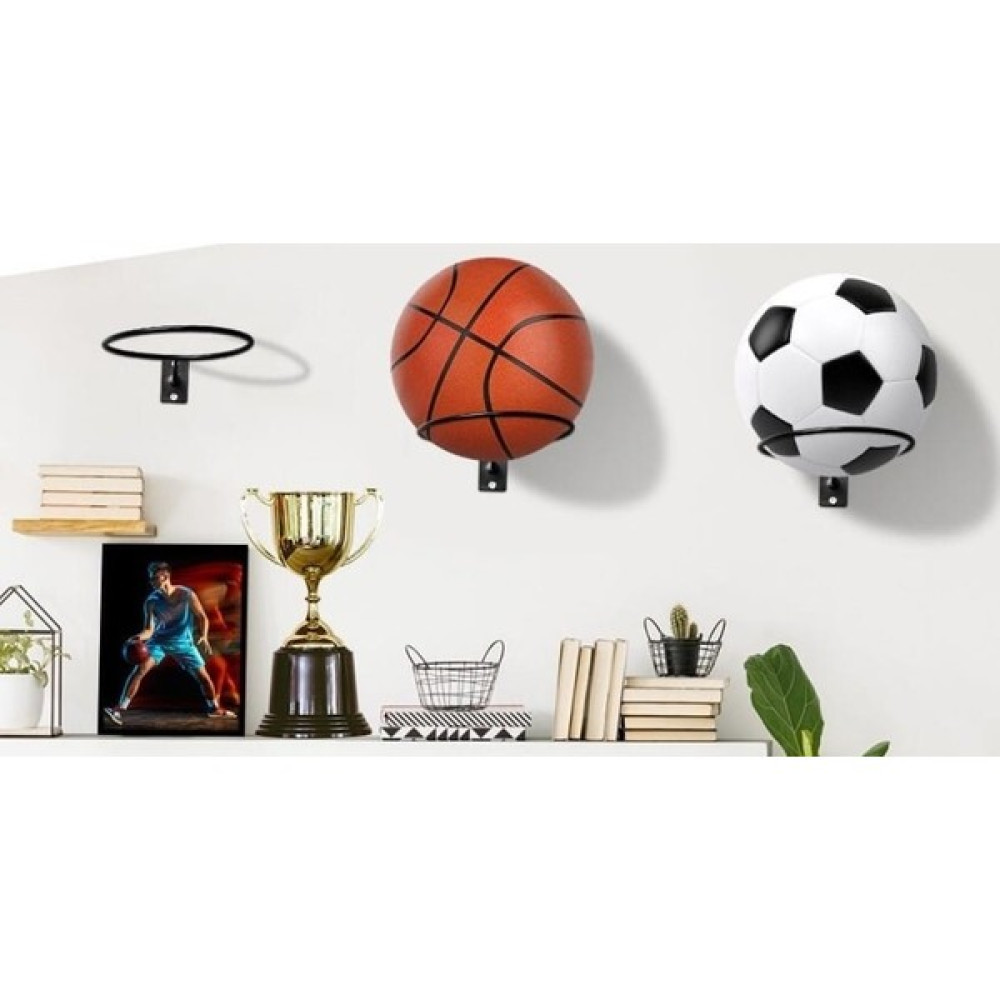 Houselab Metal Top Tutucu Duvara Monte Yuvarlak Çok Amaçlı Raf Kask Tutucu Basketbol Ürünleri Fiyatı