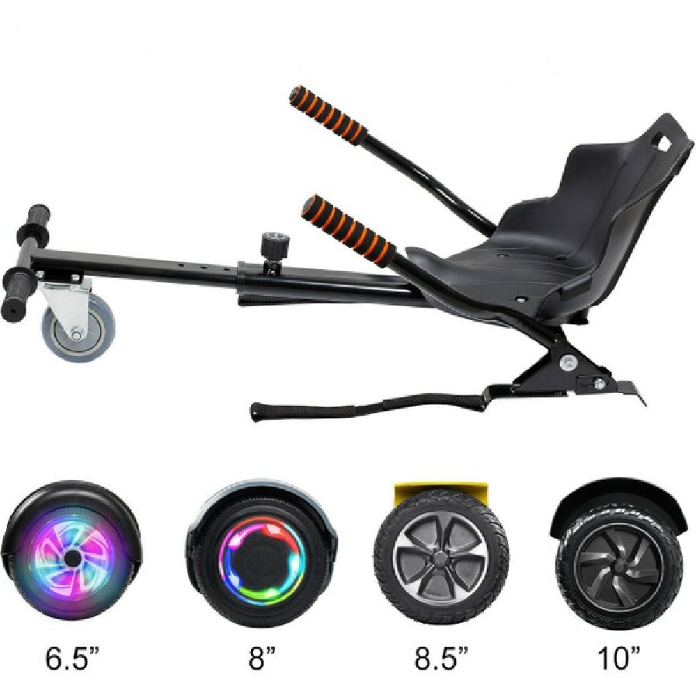 Hover Kart Hoverkart Go Kart 6.5 "8.5" 10 "scooter Hoverboard Için Ayarlanabilir Hover Gokart Siyah Paten Kaykay Scooter Fiyatı