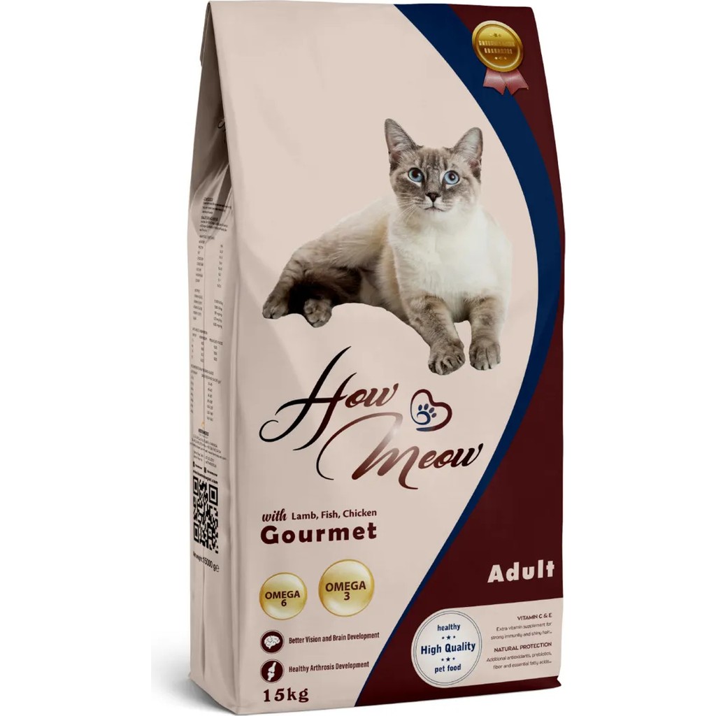How Meow Gurme Yetişkin Kedi Maması - 1 Evcil Hayvan Ürünleri Fiyatı