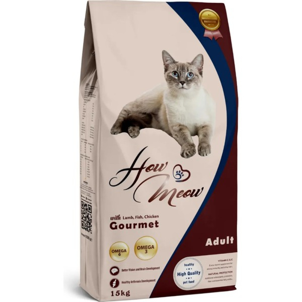 How Meow Gurme Yetişkin Kedi Maması - 15 Evcil Hayvan Ürünleri Fiyatı