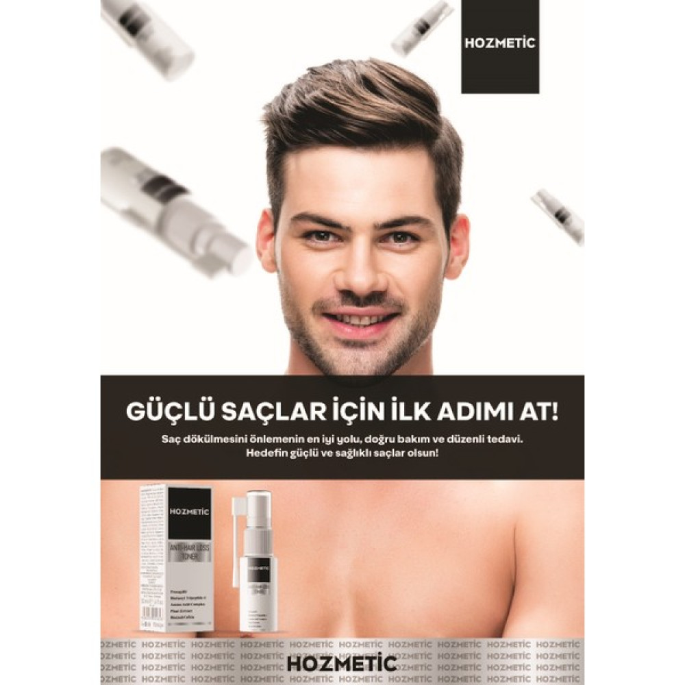 Hozmetic Saç dökülmesine karşı Sprey güçlendirici besleyici dolgunlaştırıcı besleyici Serum - Anti Hair Lotion Caffein - Biotin - Procopil Çıkarmaya - Losyon Oto Boyaları Fiyatı