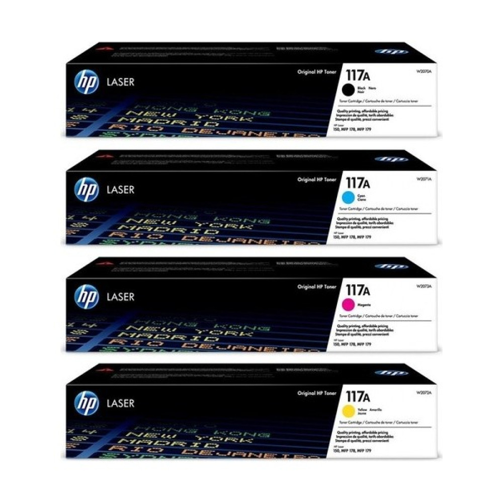Hp 117A Toner Takımı 4 Renk Orjinal Tonerler Fiyatı