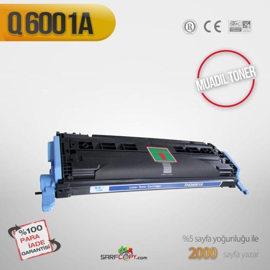 HP 124A-Q6001A Mavi Muadil Toner
