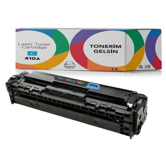 HP 410A-CF411A Mavi Muadil Toner